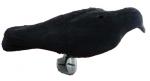 Flocked crow full decoy